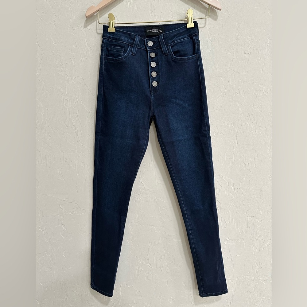 Just Black Denim, Made in the USA, size 26.
